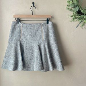 Rebecca Taylor Gray Tweed Skirt
